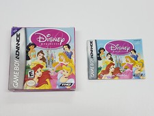 Disney Princess Nintendo Game Boy Advance Box Manual Only