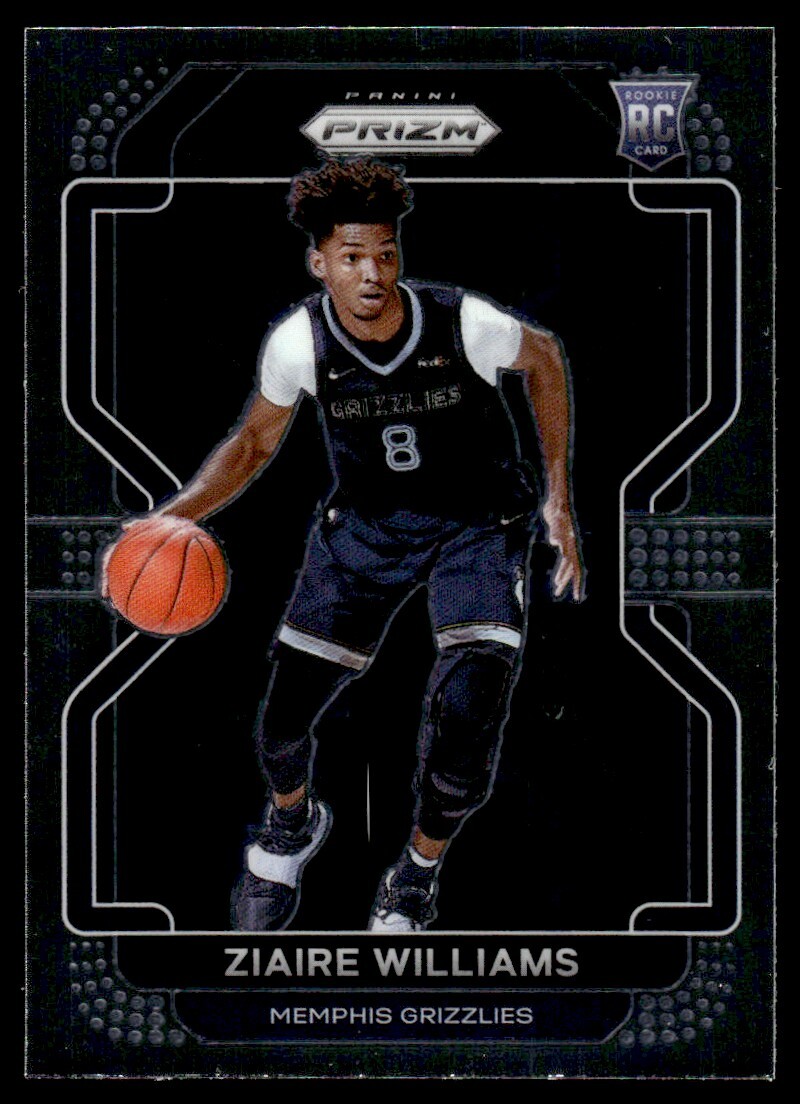 2021-22 Panini Prizm Ziaire Williams Rookie B Memphis Grizzlies #313
