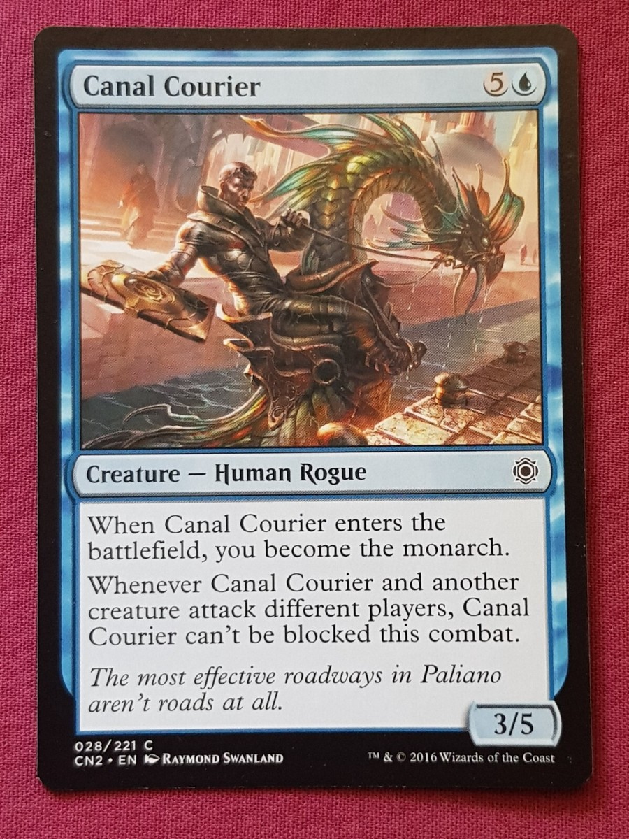 Magic The Gathering CONSPIRACY TAKE THE CROWN CANAL COURIER blue card MTG |  eBay