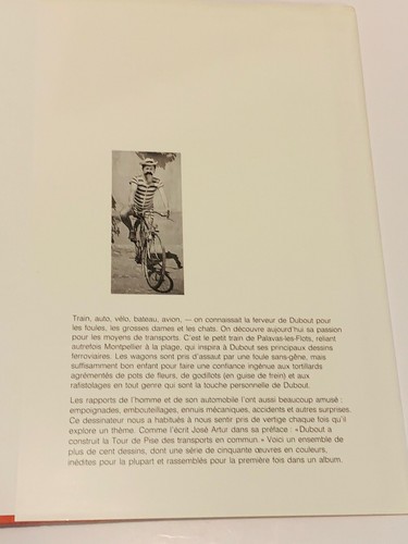 Albert Dubout / Locomobiles Paris 1st Edition 1988 Hardcover Book - Foto 4 di 7
