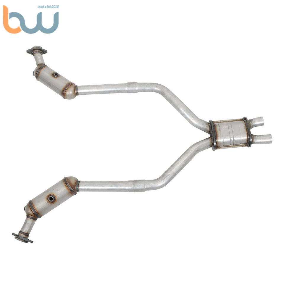 Catalytic Converter Set For 2003-2005 Ford Thunderbird 2003-2006 Lincoln LS 3.9L - Image 3 of 4