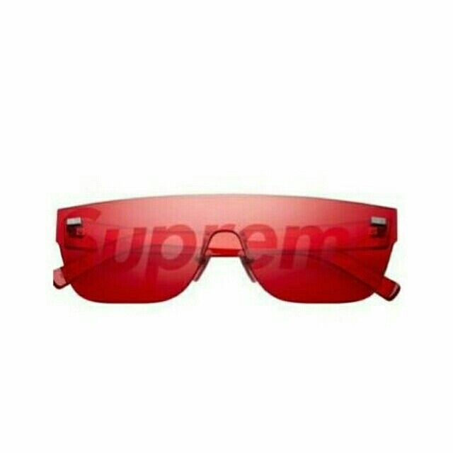 Supreme x Louis Vuitton City Mask SP Sunglasses Red