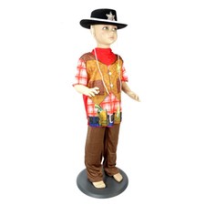 COWBOY KOSTÜM KINDER Karneval Fasching Western Indianer Party Jungen # 0483