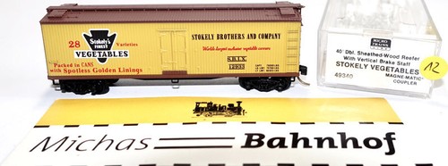 Micro Trains Line 49340 40' Sheathed Reefer Stokely Vegetables 12933 N 1:160 h12 | Zustand: Gebraucht
