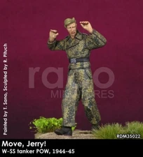 RADO MINIATURES RDM35022 WORLD WAR II MOVE, JERRY! W-SS TANKER POW