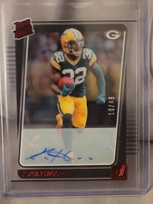2021 Clearly Donruss Rated Rookie Kylin Hill Auto Red RC #/49