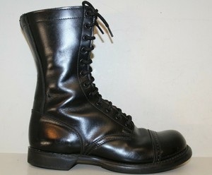 double h black boots