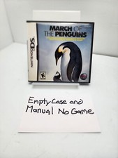 March of tbhe Penguins Nintendo DS Case and Manual Only No Game