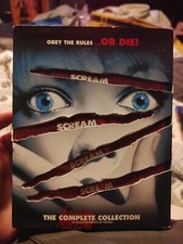 Scream The Complete Collection 1-4 BluRay 5 Disc EXTREMELY RARE Slipcover OOP