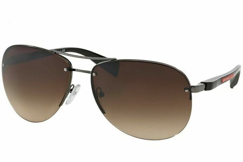 Prada SPR22R Brown Havana Pilot Style Designer Sunglasses  display picture 1