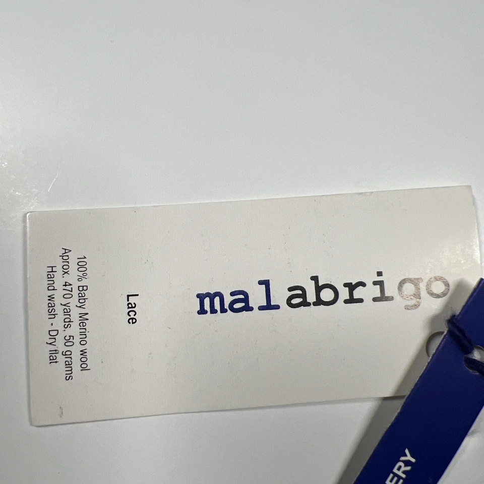 Malabrigo Encaje 100% Lana Merino Bebé 470 Yardas 50g Color (30) Púrpura Misterio Foto 4 de 4