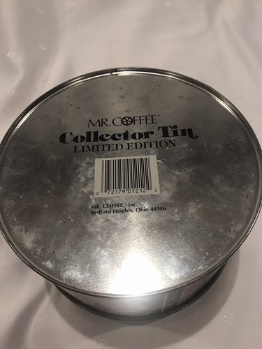 Vintage Limited Edition Mr. Coffee Collectible Tin Fresh Brewed - Picture 4 of 4