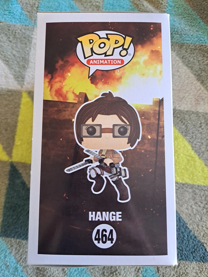 Hange Pop 464 - Anime - Attack on Titan Funko Pop! Vinyl 2018 Vaulted+Protector - Image 4 of 4