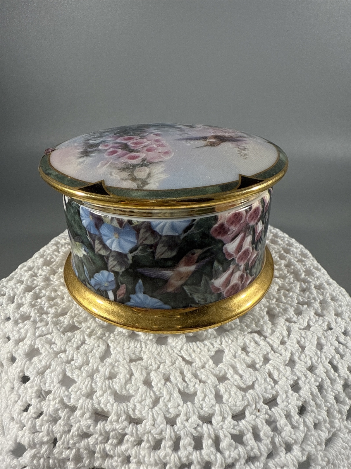 Lena Liu Gems Of Nature The Rufous Hummingbird 1994 Ardleigh-Elliott Music Box 