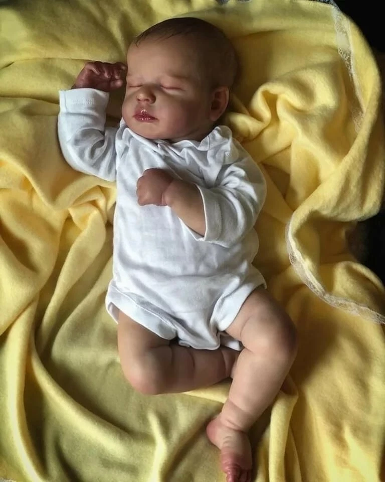 Bebe reborn doll 50 cm nuevo hecho a mano silicona reborn baby