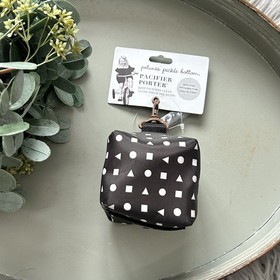 Petunia Pickle Bottom Black Nimble Diaper Clutch/Paci Holder Bundle Neo Geo $85