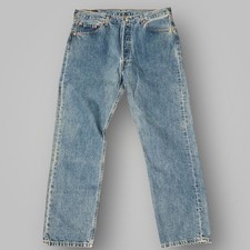 Vintage 1993 Levis 501 Jeans Made in USA Deadstock NWT 38x32 Button Fly Denim