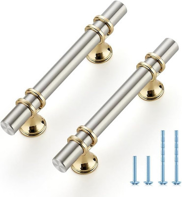 20 Pack 5'' Brushed Nickel & Gold Cabinet Pulls for Kitchen & Dresser Drawers
