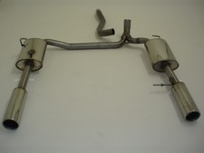 Friedrich Motorsport Duplex-Sportendschalldämpfer für VW T5 Bus, 2.5l TDI 96/128