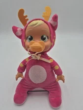Cry Babies Tiny Cuddles Christmas Reindeer Rosie Baby Doll B1