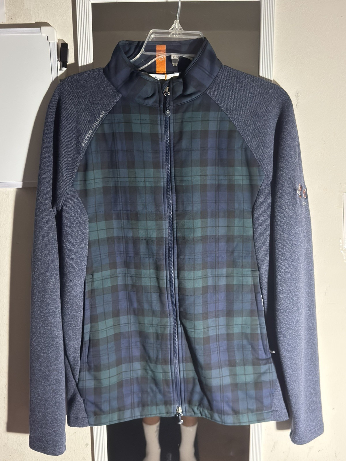 Nwt Men's Peter Millar Jacket, Size: S, Color: Navy/Green (M23)