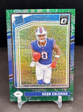 Keon Coleman 2024 Donruss Optic Choice Rated Rookie Dragon SP 02/24 Bills TF1