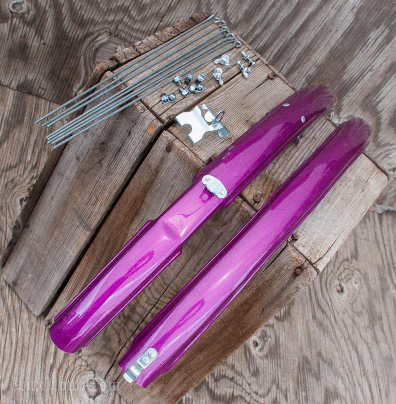 NOS Vintage Bluemels Road Bike FENDERS 700c 27" 26" Wheel Tour Bicycle Mud Guard