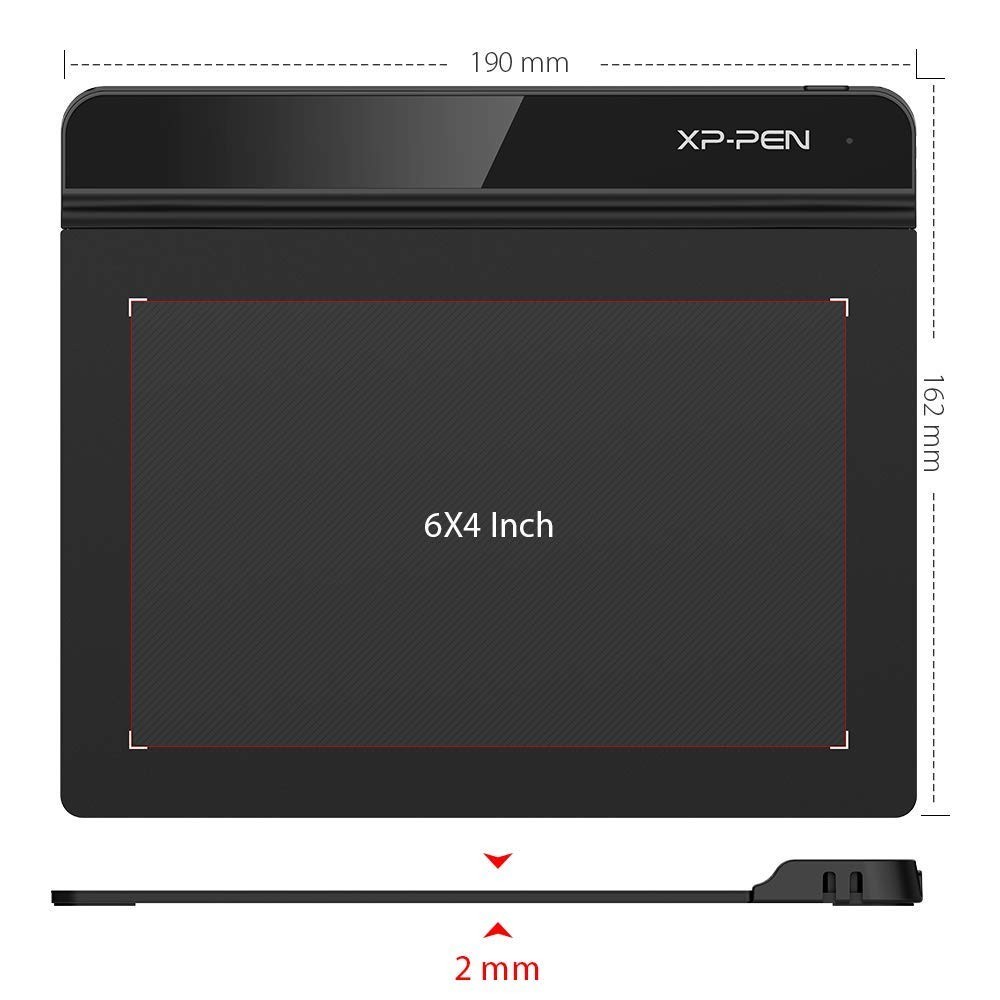 XPPen Star G640 Tavoletta da Disegno Digital Art Pad 8192 Pressione Stilo OSU Tablet foto 2