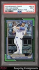 2024 Bowman Chrome Draft Green Refractor Jac Caglianone 1ST ROOKIE 04/99 PSA 9