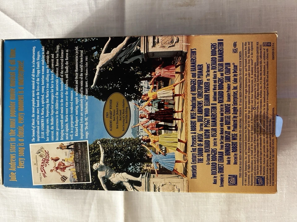 The Sound of Music Golden Anniversary Edition (VHS, 2-Tape Set 1993) - Image 2 of 3