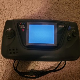 SEGA Game Gear Handheld System RECAPPED [TESTED, Dim Backlight] (1991, Black)