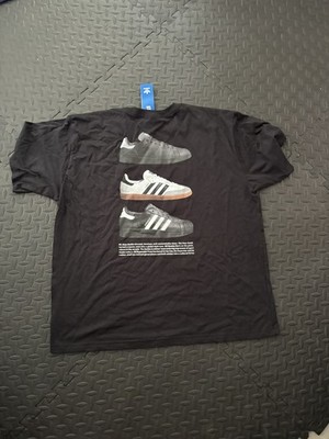 Adidas Originals Icons Graphic T-Shirt - Black LF2765 - Size 2XL. Samba Stan