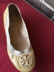 Tory Burch Caroline Patent Leather Ballerina Flats Shoes Nude Beige Size 7.5 M — photo 7