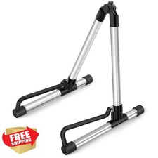 Donner Guitar Stand Adjustable Folding Floor Stand Bass Ukulele Silver DS-1