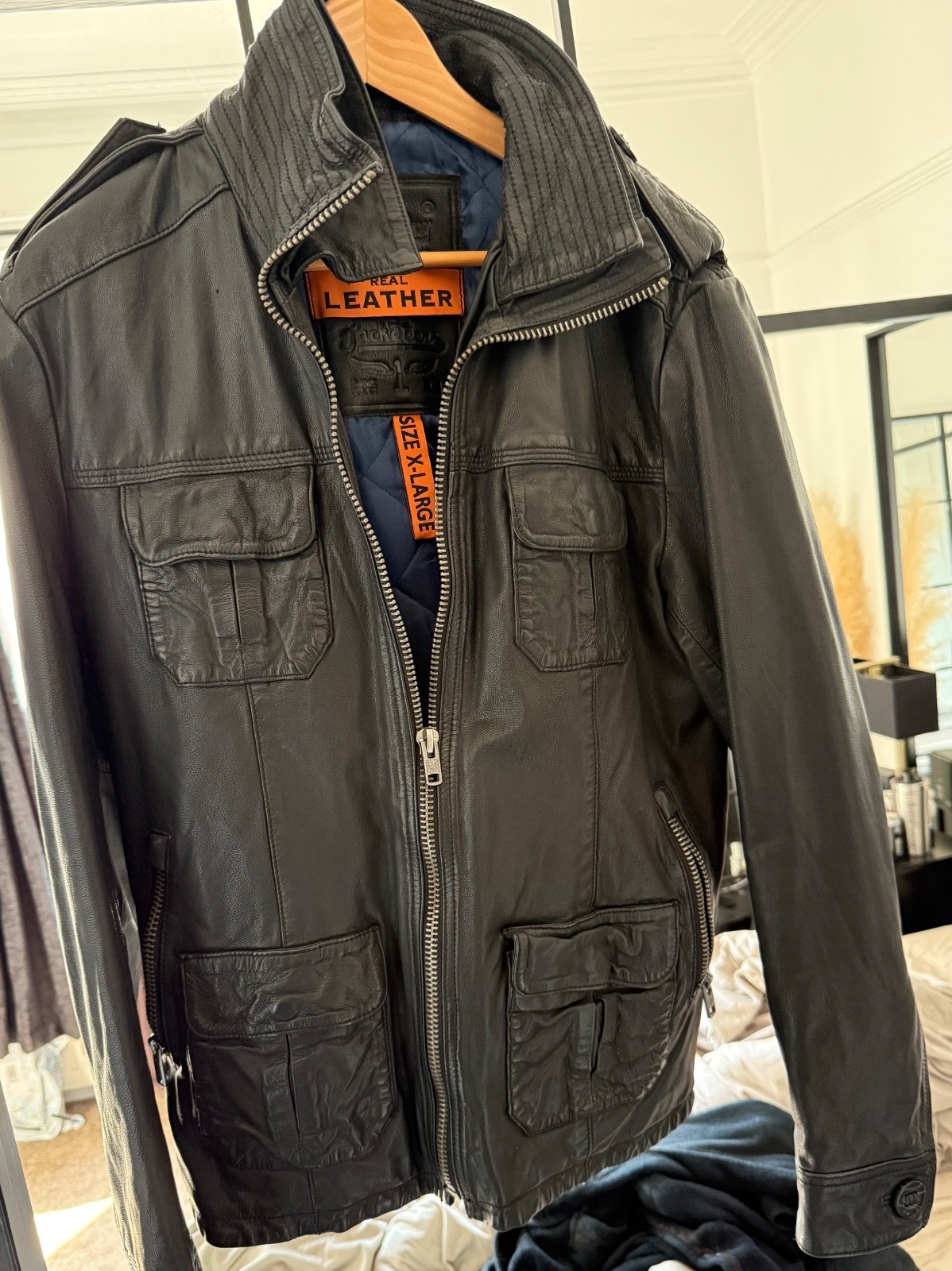 Superdry Men's Leather Jacket XL