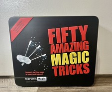 Marvin's Magic Fifty Amazing Magic Tricks Magician Practice Kit Toy Fun And Game