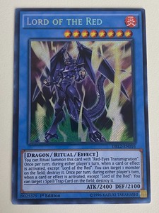 lord of the red yugioh card Lord of the Red Yugioh