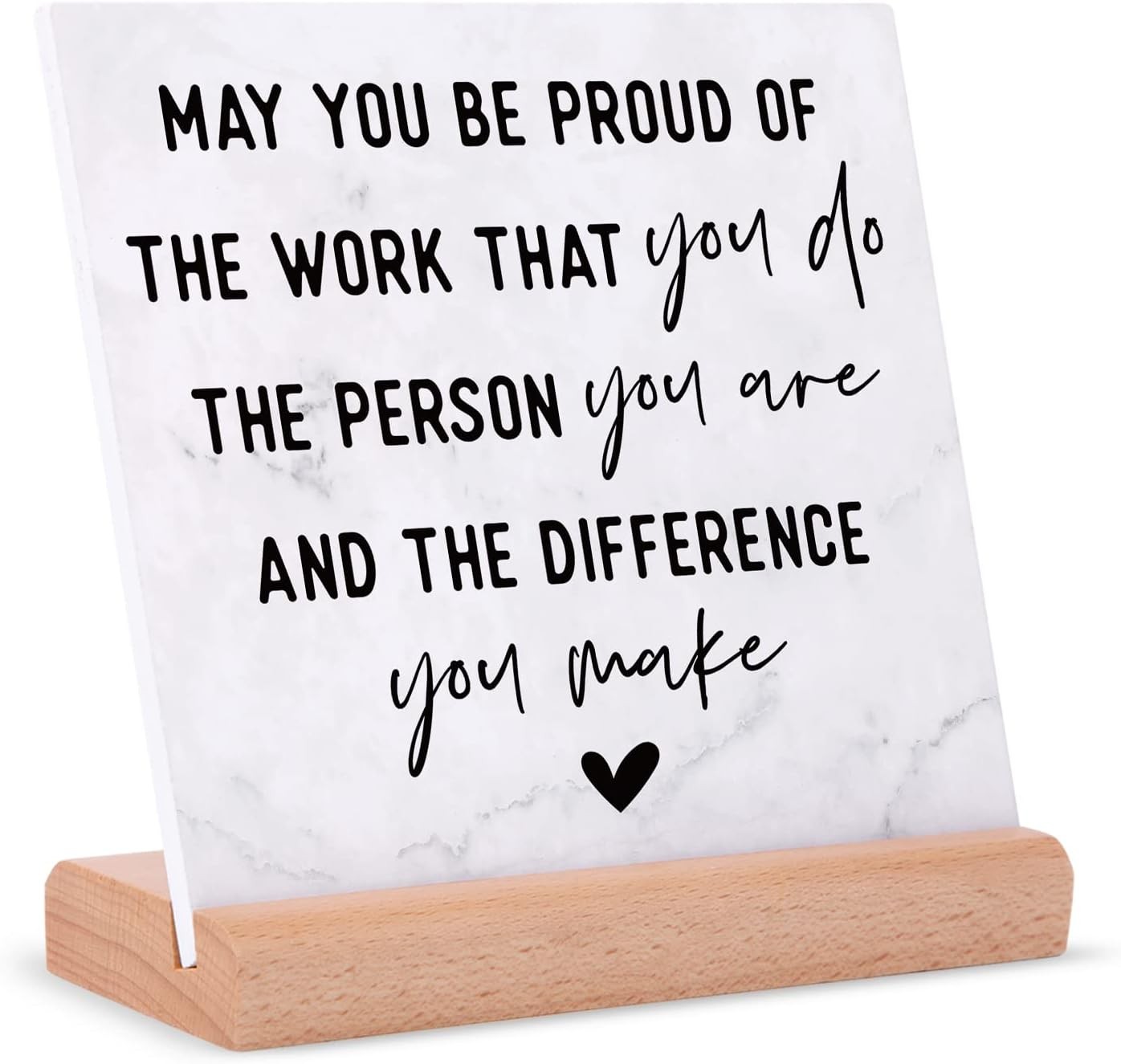 Coworker Gifts for Women Men, Office Christmas Coworkers, White 