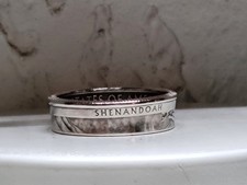 SHENANDOAH, VA. - Size 9  State Quarter Coin Ring