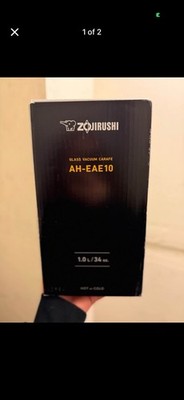 AH-EAE10 ZOJIRUSHI Glass Lined Carafe 1L Good NEW IN BOX Opened Box