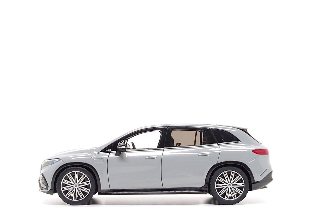 NZG 1:18 Mercedes-Benz EQS SUV in Alpine Grey (Dealer Edition) | eBay