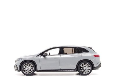 NZG 1:18 Mercedes-Benz EQS SUV in Alpine Grey (Dealer Edition)