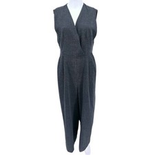 Oak Fort Sleeveless Jumpsuit Gray S