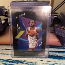 2024-25 Topps Finest Cam Whitmore Black /20 #128