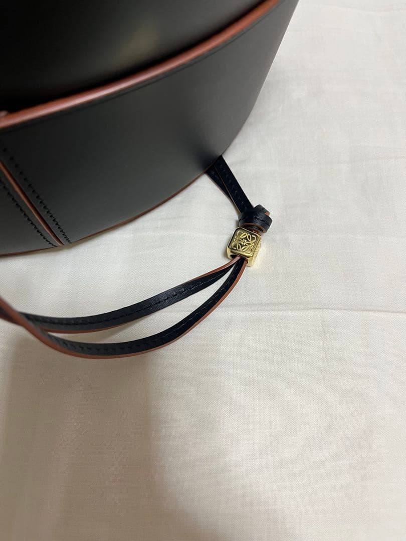 Loewe Balloon Bag, Black Leather, Anagram image 3