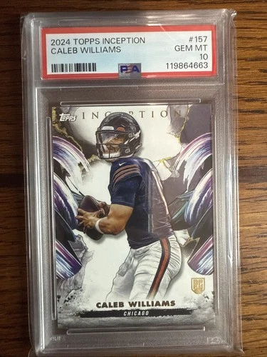 2024 Topps Inception Caleb Williams #157 Rookie RC Chicago Bears PSA Gem mint 10