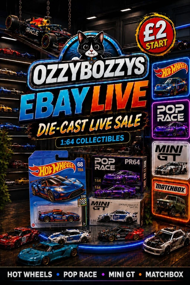 HOT WHEELS, MINI GT & POP RACE 🔥  £2 STARTS 🔥 Premiums, TH, Silver Series