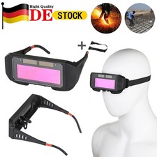 1x Solar Welder Schwei&szlig;brille Augen Schutz Automatik Verdunkelung Schwei&szlig;maske