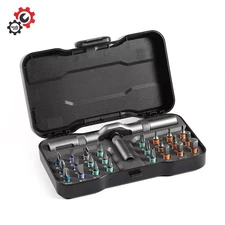 DUKA 24 in 1 Multi-Purpose Ratchet  Screwdriver Bits Set DIY Toolbox C1W6wgza4dI