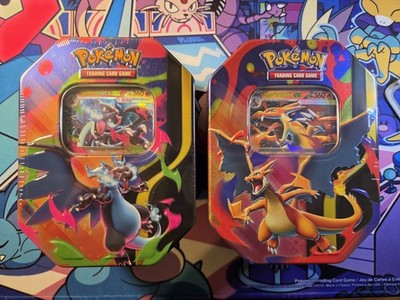 SEALED 2026 Mega Charizard X and Y Tins (Set of 2) Bundle Pair Lot of Two